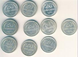 Szovjetunió 1927. 20k Ag (13x) T:2-,2/3,3+