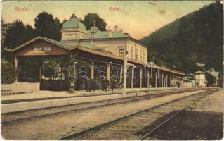 1916 Sinaia, Gara / railway station + K.u.K. Husarenregiment Nr. 12. (fa)