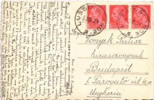 1934 Veli Losinj, Lussingrande; kikötő, automobil / port, automobile. photo