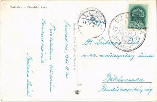 Szabadka, Subotica; Gradska kuca / Városháza / town hall + "1941 Szabadka visszatért" So. ...