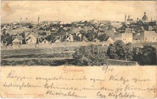 1904 Debrecen, látkép a zsinagógával (fl)
