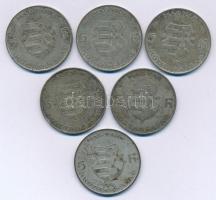 1947. 5Ft Ag "Kossuth" (6x) T:3 patina Adamo F8.1