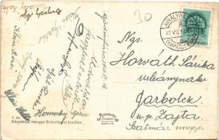 1940 Tekeháza, Tekovo, Tekove; Református templom, Tiszai fahíd, Hangya üzlete és saját kiadása / Ca...