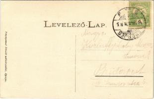 Eperjes, Presov; Fő tér, piac, templom. Divald / main square, market, church