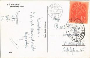 1938 Ungvár, Uzshorod, Uzhorod; Pravoslavny kostel / ortodox templom /  Orthodox church + "Ungv...