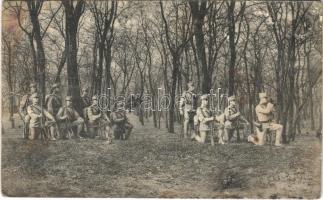1915 Előőrs kémleli az ellenséget / WWI K.u.K. (Austro-Hungarian) military, sodliers (fl)