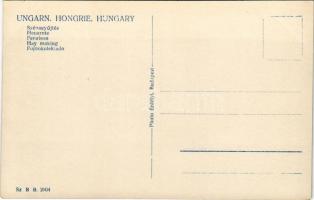 Szénagyűjtés / Hungarian folklore, collecting hay