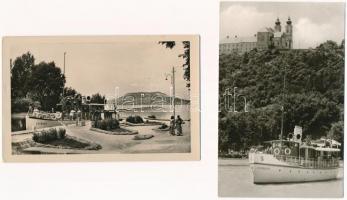 Balaton, hajók  - 10 db modern képeslap (1,20-as  Képzőművészeti Alap)