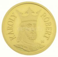 1992. 10.000Ft Au "Károly Róbert" dísztokban (7g/0.986) T:1 (eredetileg PP)
Hungary 1992....