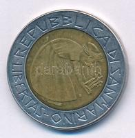 San Marino 1985. 500L "Megváltás a kábítószerektől" T:2
San Marino 1985. 500 Lire "R...