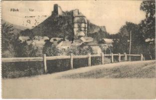 Fülek, Filakovo; vár / castle + "FÜLEK P.U."