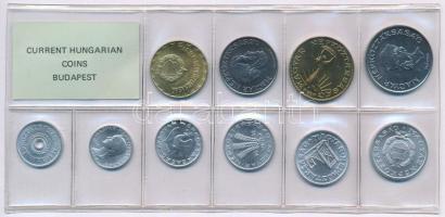 1988. 2f-20Ft (10xklf) érmés forgalmi sor fóliatokban T:1 Adamo FO21