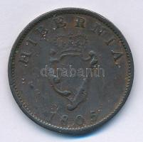 Írország 1805. 1/2p Cu "III. György" T:3 ph., ü.
Ireland 1805. 1/2 Penny Cu "George ...