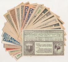 Ausztria 1919-1920. 25db-os vegyes szükségpénz tétel T:I-II Austria 1919-1920. 25pcs of mixed notgel...