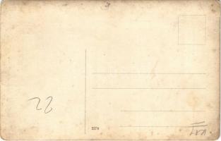 1914 Győr, orosz frontra induló osztrák-magyar katonák csoportja / Auf ein frohes Wiedersehn, weil w...