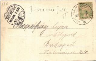 1902 Pécska, Magyarpécska, Pecica; Római katolikus templom. Holzeisen József kiadása / Catholic chur...