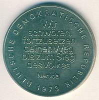 NDK 1973. "Pablo Neruda" ffém emlékérem T:BU