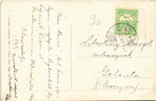 Brassó, Kronstadt, Brasov; Kapu utca, Brassói Lapok, Szegedy L. üzlete, Bodendorf cukrászdája. W. L....