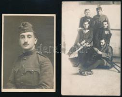 cca 1914-1920 Vegyes katonai fotó tétel, 11×8 és 9×14 cm