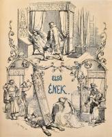 Zichy Géza: A Leányvári Boszorkány. Költői beszély. Zichy Mihály tizenhárom rajzával. Bp., 1881., At...