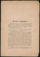 Kun Béla: Ki fizet a háborúért. Negyedik (magyarországi) kiadás. Bp., 1919, Kommunisták Magyarország...