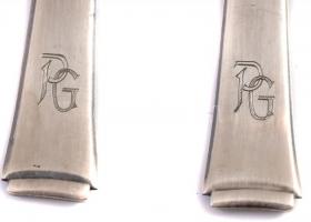 WMF evőeszköz készlet hiányosan 6-10 db egyy-egy szettből eredeti díszdobozában