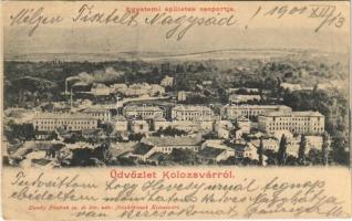 1901 Kolozsvár, Cluj; Egyetemi épületek csoportja. Dunky Fivérek cs. és kir. udvari fényképészek / university buildings