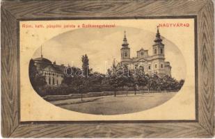 1912 Nagyvárad, Oradea; Római katolikus püspöki palota a székesegyházzal / bishops palace, cathedral (fl)