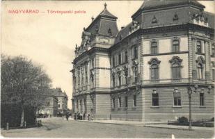 1911 Nagyvárad, Oradea; Törvényszéki palota / court (EK)