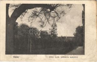 1917 Zavar, Zawar; Római katolikus plébániatemplom / parish church (r)