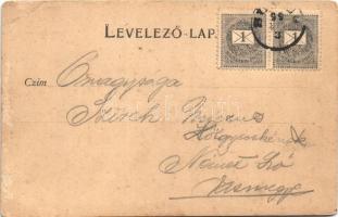 1899 Sümeg, Püspöki kastély, várrom. Horvát Gábor kiadása (EB)