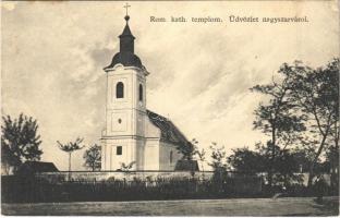 Nagyszarva, Szarva, Velká Sarva, Rohovce; Római katolikus templom / church