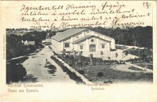 1903 Komárom, Komárnó; Katonai lovarda / Reitschule / K.u.k. military horse riding school