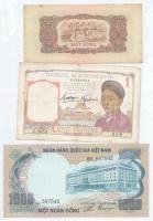 Vegyes: 43db-os indokínai, vietnámi, kambodzsai bankjegy tétel berakólapokon T:I-III
Mixed 43pcs of...