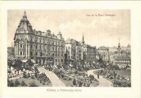 Budapest I. Tabán, Döbrentei tér, Czigler-féle sarok palota, Keller Ignác üzlete, Erzsébethíd kávéház