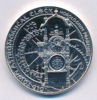 DN Old Town Astronomical Clock - Horologium Pragensis / My World Coins ezüstözött emlékérem (40mm) T:1