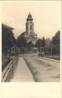 1934 Szentgotthárd, utca, templom. photo