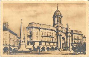1912 Arad, Minorita templom, emlékmű, Központi divatáruház / church, monument, shops