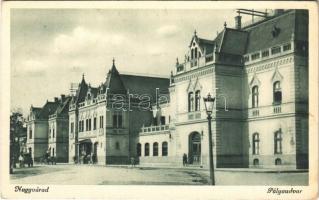 1942 Nagyvárad, Oradea; pályaudvar, vasútállomás / railway station