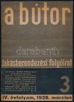 1938 A Bútor, lakásberendezési folyóirat IV. évfolyam 3. szám