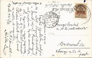 1941 Apatin, Fő utca, Ultmann és Török üzlete, autó / main street, shops, automobile + "1941 Ap...