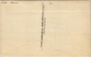 Zadar, Zara; kikötő, gőzhajók. Természetbarátok Turistaegyesületének Photo-Osztálya / port, steamshi...