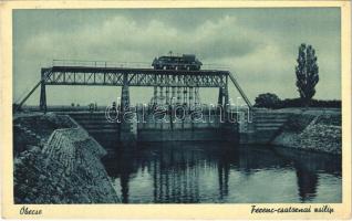 Óbecse, Stari Becej; Ferenc csatornai zsilip / sluice (flood gate)