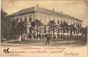 1900 Újverbász, Verbász, Novi Vrbas; gimnázium. Seidl Nándor kiadása / grammar school (EK)