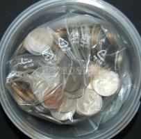 1kg vegyes fémpénz, egész világ, régi és új