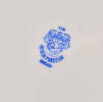 Alföldi porcelán Hungalu reklámos hamutál. Matricás, jelzett, kopásokkal. d: 16 cm