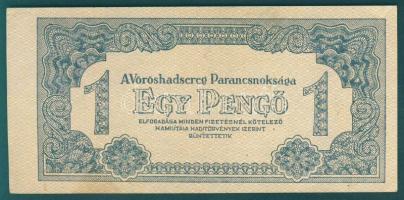 1944. 1P "V.H." kis méretű hátlap T:I-