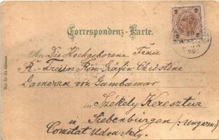 1898 (Vorläufer) Maria Schutz (Schottwien), Hotel Bellevue mit Dependancen u. Villen, Semmering. Kar...