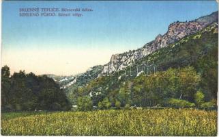 Szklenófürdő, Sklené Teplice; Sklenovská dolina / Szklenói völgy / valley