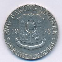 Fülöp-szigetek 1978. 1P Cu-Ni T:2
Philippines 1978. 1 Piso Cu-Ni C:XF
Krause KM# 209